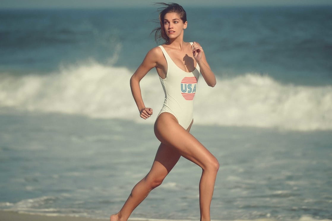 Samantha Gradoville in a bikini