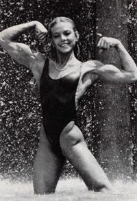 Krista Anderson in a bikini