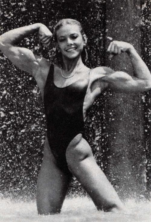 Krista Anderson in a bikini