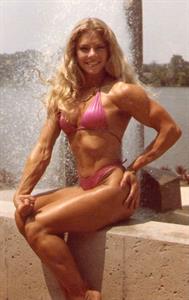 Krista Anderson in a bikini