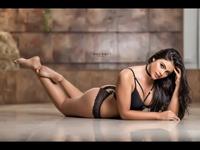 Sara Orrego in lingerie