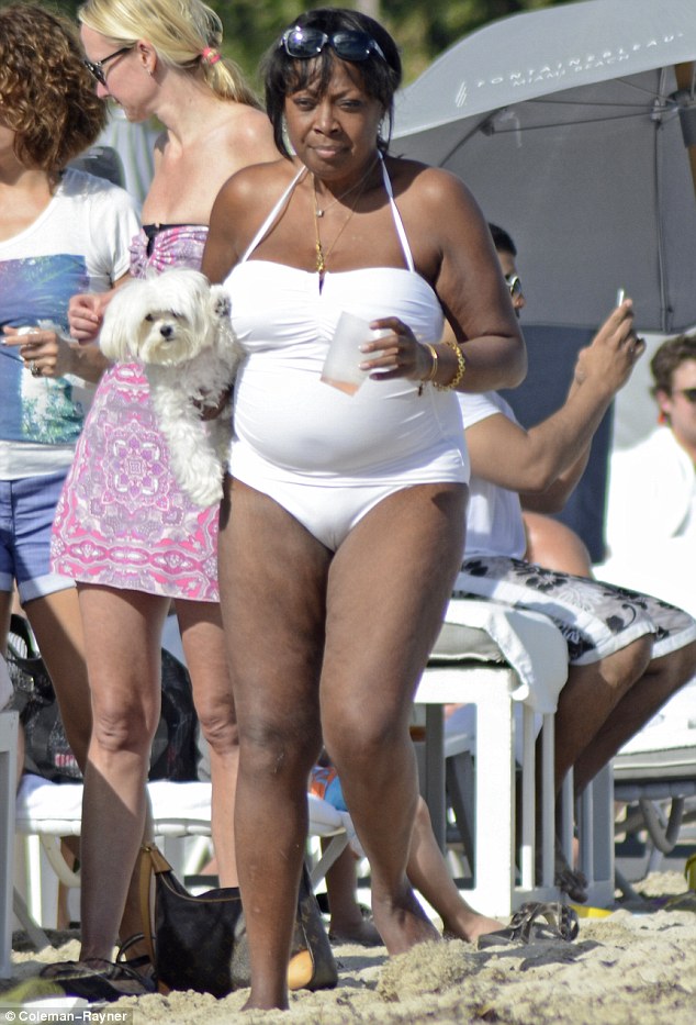 Star Jones in a bikini