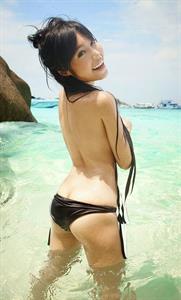 Elly Tran Ha in a bikini - ass