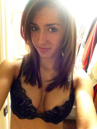 Anonymous in lingerie taking a selfie