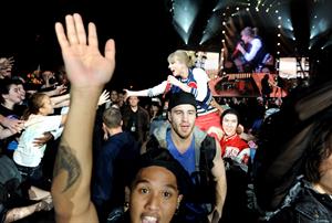 Taylor Swift In Concert at the Prudential Center in Newark, New Jersey on The RED Tour Mar. 27, 2013 
