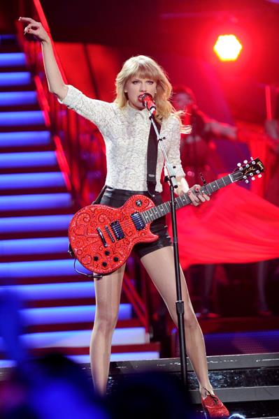 Taylor Swift In Concert at the Prudential Center in Newark, New Jersey on The RED Tour Mar. 27, 2013 