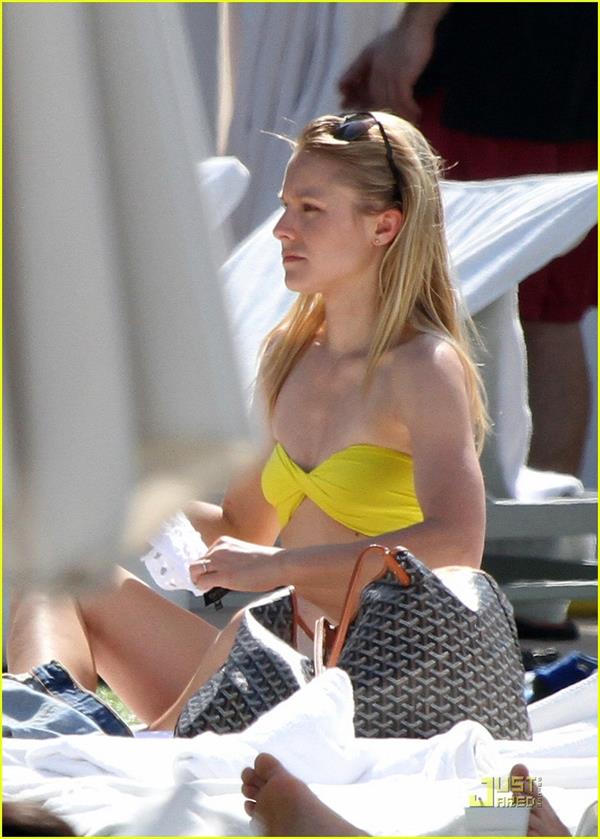 Kristen Bell in a bikini