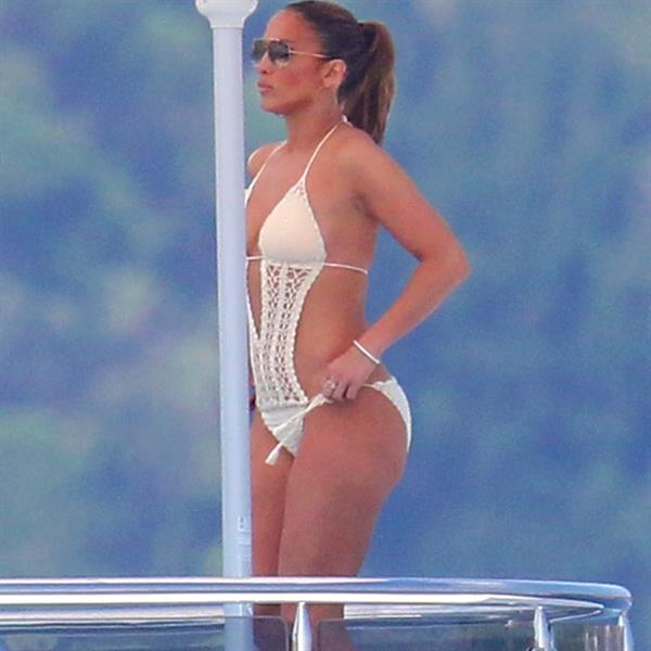 Jennifer Lopez in a bikini