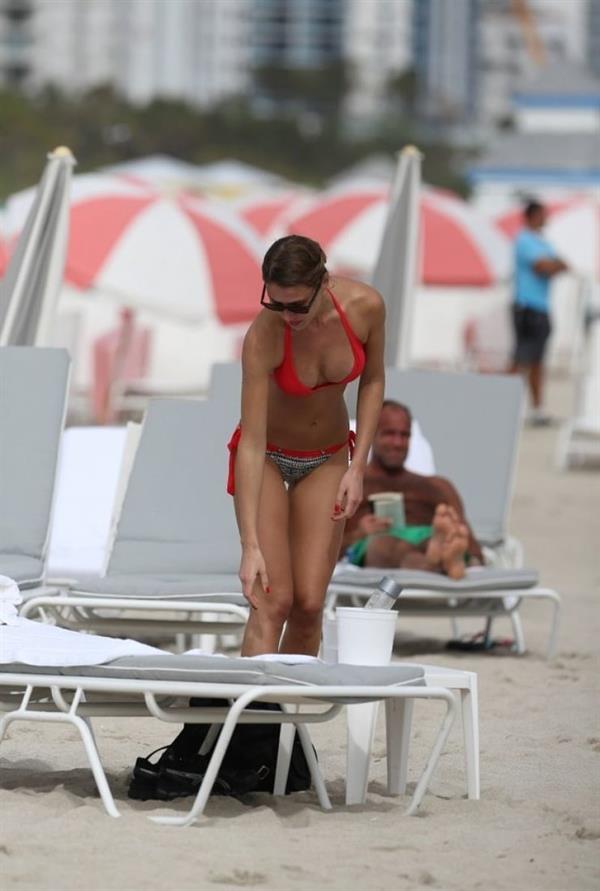 Olga Kent in a bikini