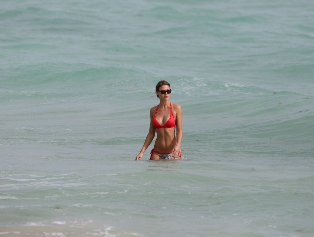 Olga Kent in a bikini