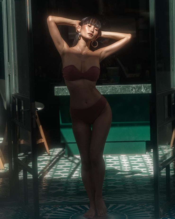 Miki Hamano in a bikini