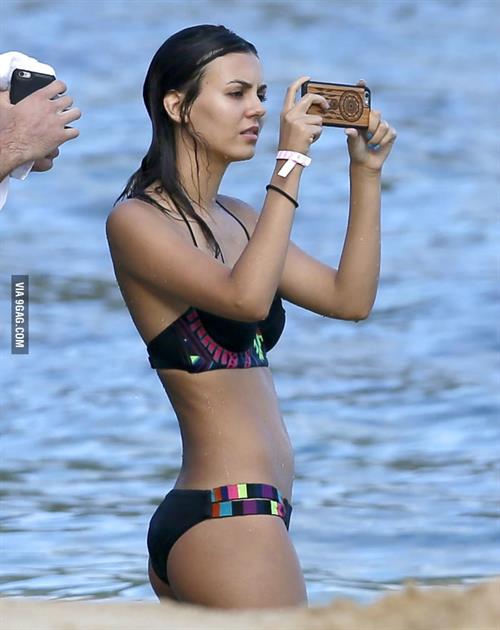Victoria Justice in a bikini
