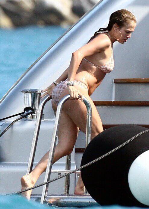 Jennifer Lopez in a bikini