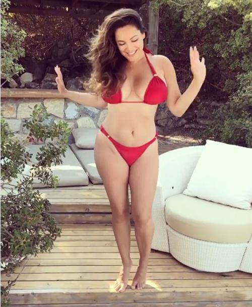Kelly Brook in a bikini