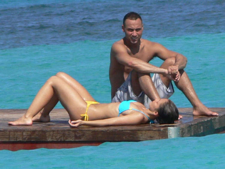 Minka Kelly in a bikini