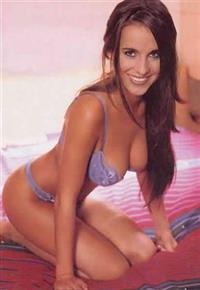 Ann Van Elsen in lingerie