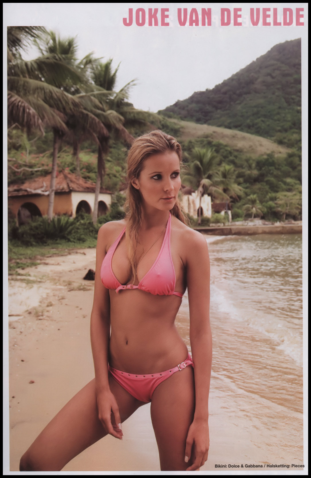 Joke Van De Velde in a bikini