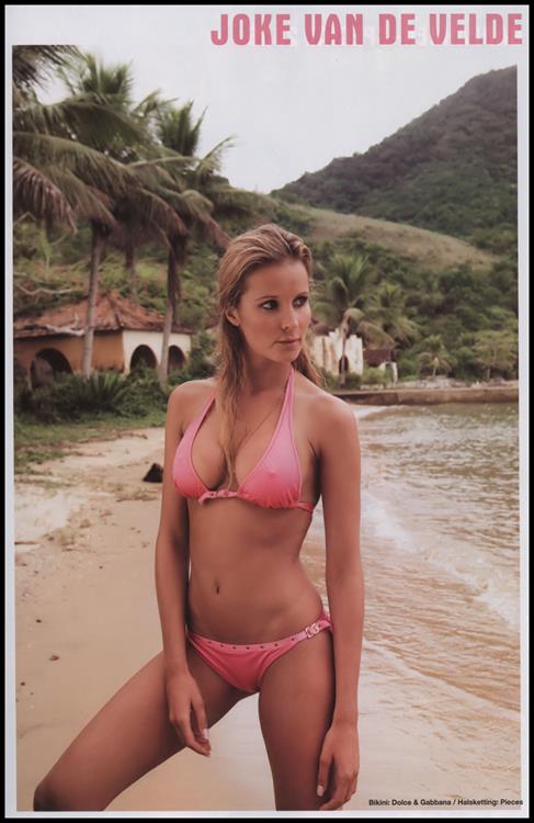 Joke Van De Velde in a bikini