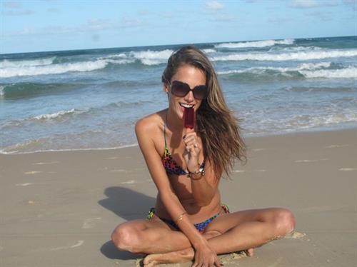 Alessandra Ambrosio in a bikini