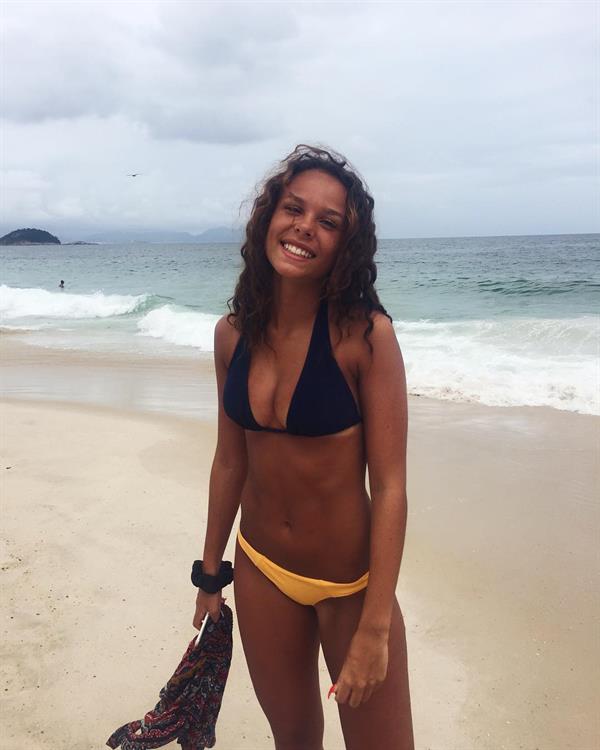 tanned brazilian teen in a bikini