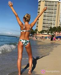 Anonymous in a bikini - ass