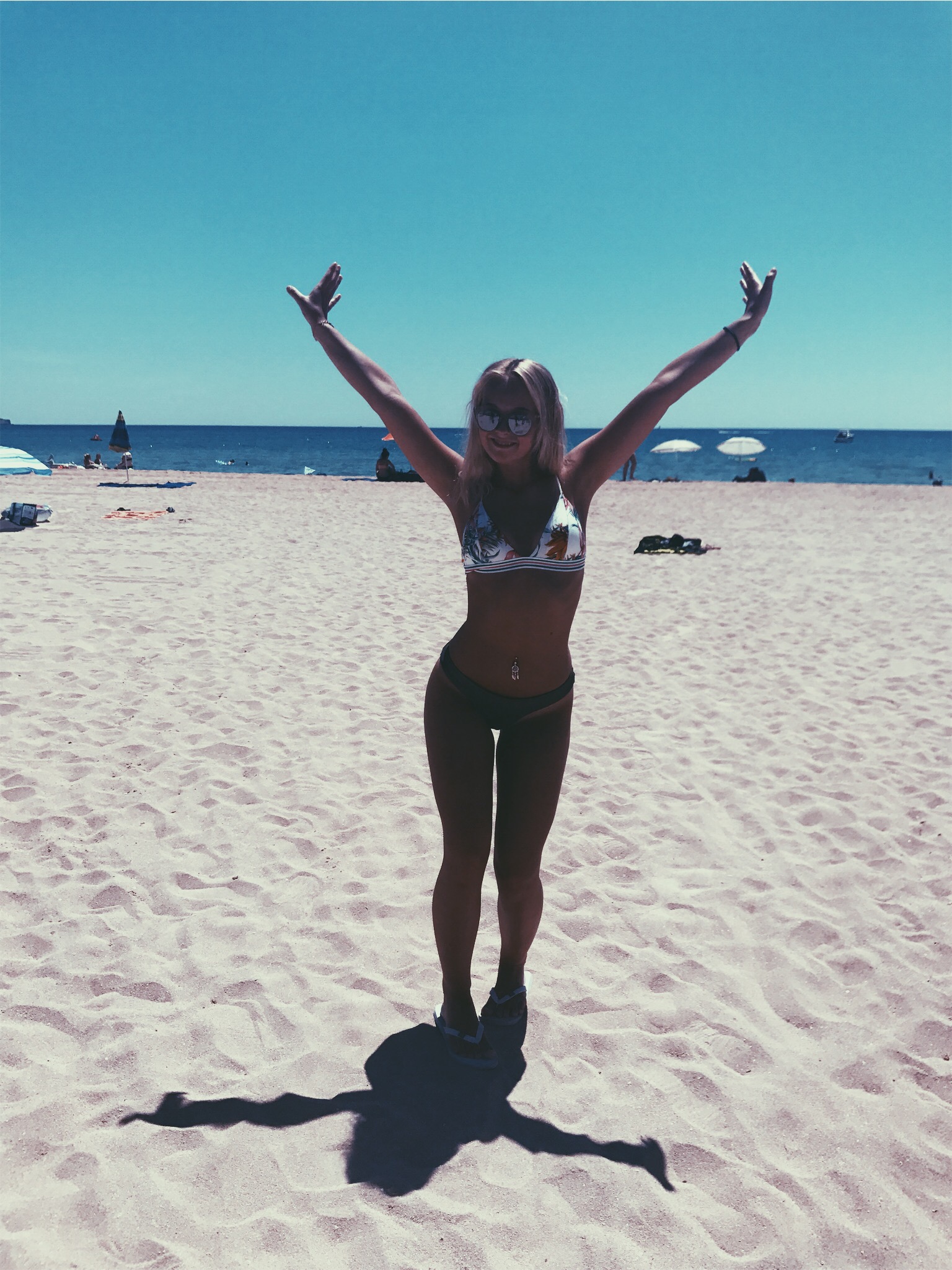 Stina Jonsson in a bikini