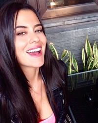 Eva Padlock taking a selfie