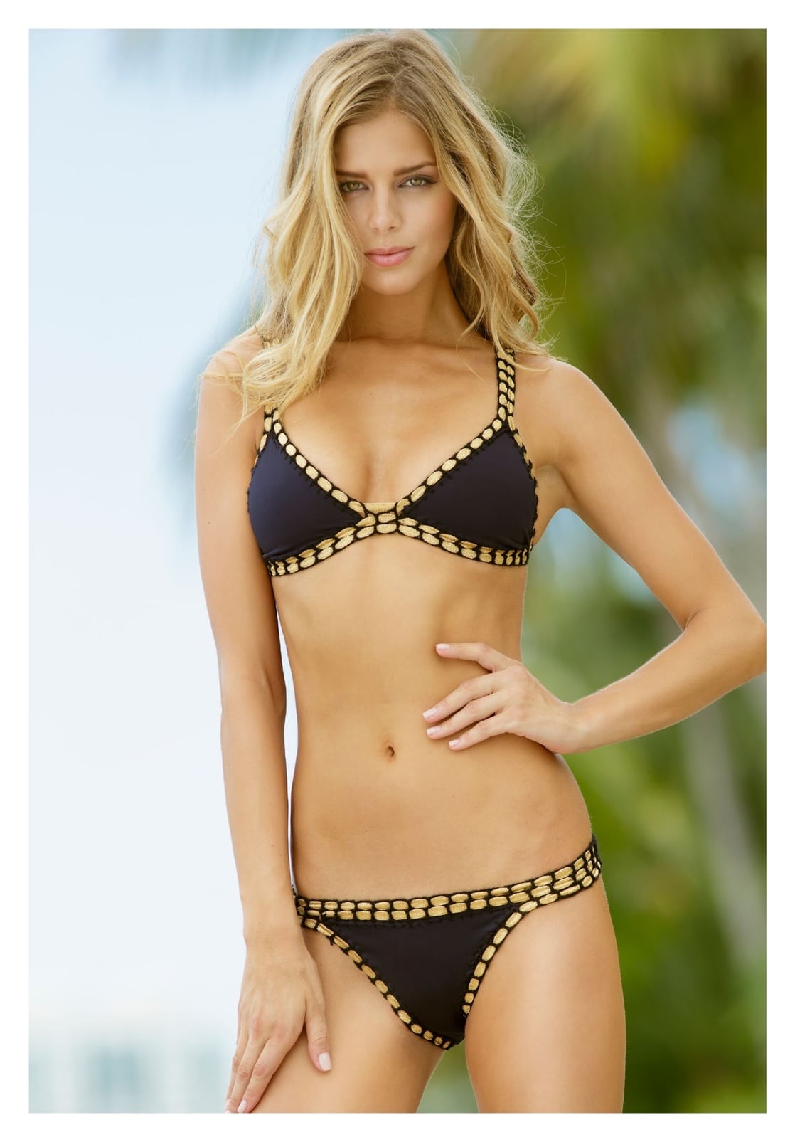 Danielle Knudson in a bikini