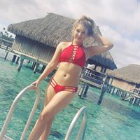 Sammi Hanratty in a bikini