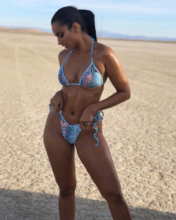 Nazanin Mandi in a bikini