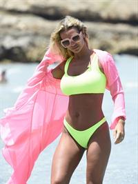 Christine McGuinness in a sexy bikini seen by paparazzi.








