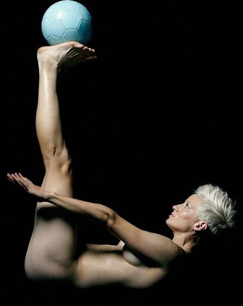 Megan Rapinoe Pictures Megan Rapinoe nude and sexy photo shoot showing off her ass, boobs, and giving the finger to Trump.