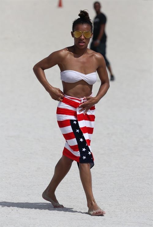 Melody Thornton in a bikini