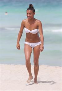 Melody Thornton in a bikini