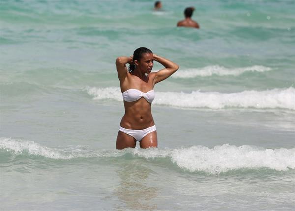 Melody Thornton in a bikini