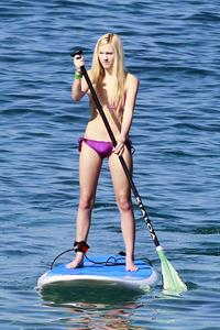 Ava Sambora in a bikini