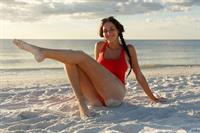 Dita Vetone Busty Beach Babe