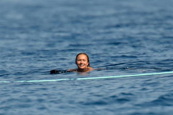 Hayden Panettiere in a bikini