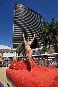 Adrianne Curry in a bikini