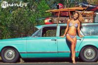 Nina Agdal in a bikini