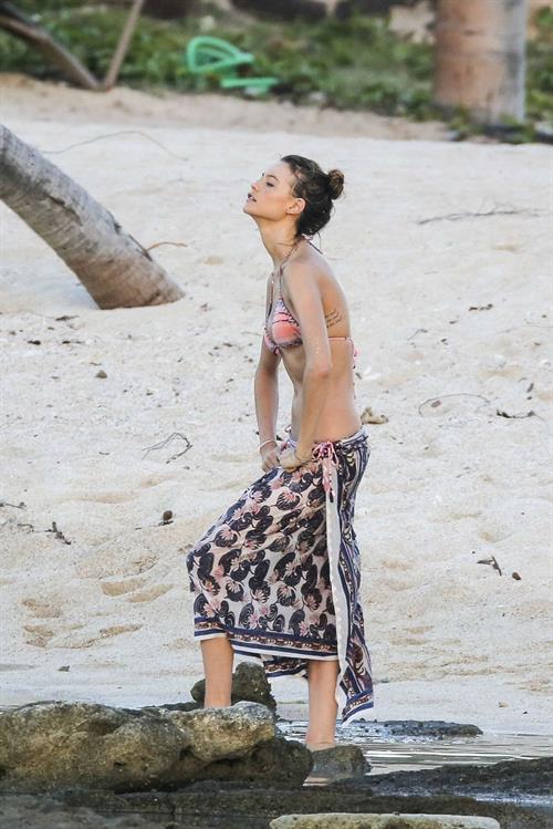 Behati Prinsloo in a bikini