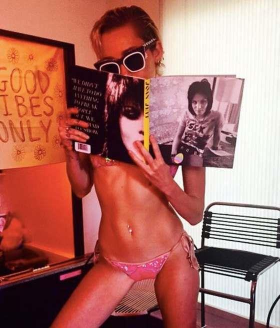Miley Cyrus in a bikini