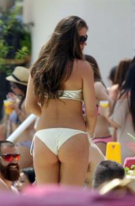 Brooke Vincent in a bikini - ass