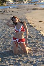 Blanca Blanco in a bikini