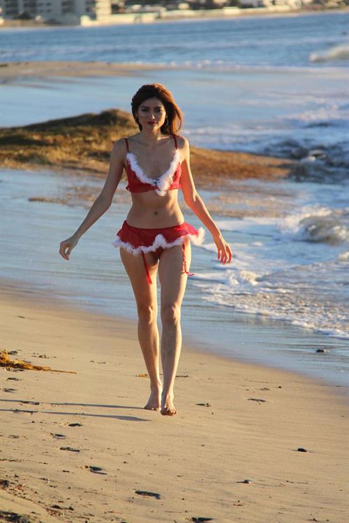 Blanca Blanco in a bikini