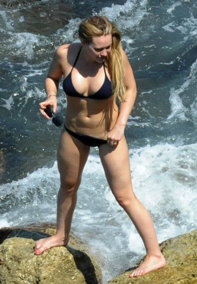 Hilary Duff in a bikini