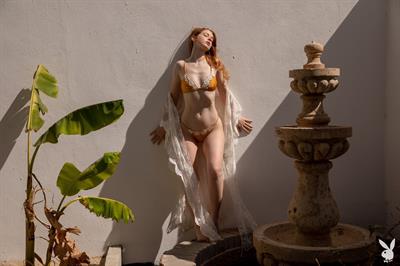 Ginger Erna O'Hara poses nude for Playboy