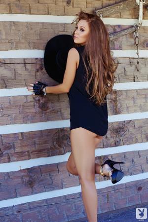 Leanna Decker posing nude for Playboy Plus!