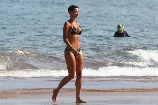 Nicole Murphy in a bikini