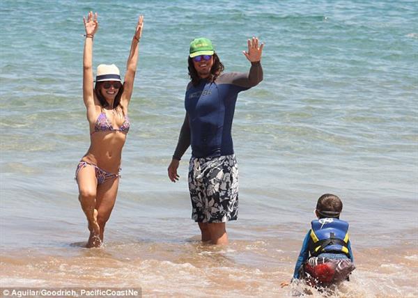 Sarah Shahi in a bikini